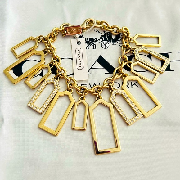 RARE Coach Charm Bracelet - Picture 2 of 16